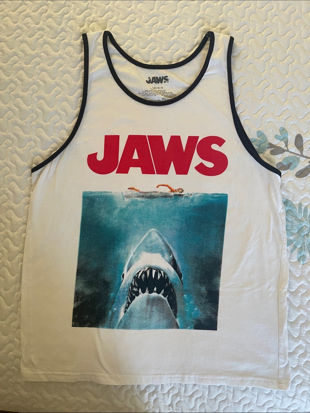 JAWS novelty Sleeveless Tank Size Large